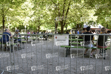 Wiedereröffnung der Biergärten in München