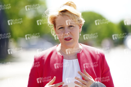 Pressestatement von Franziska Giffey in Berlin