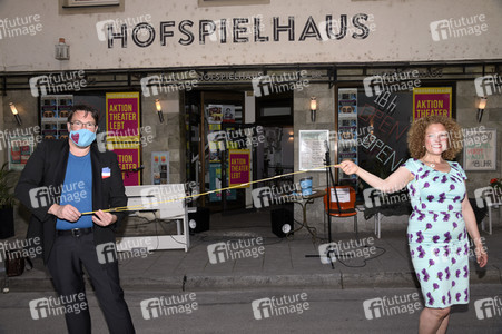 Aktion 'Theater lebt' in München