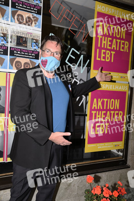 Aktion 'Theater lebt' in München