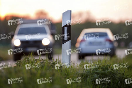 Symbolfoto Leitpfosten