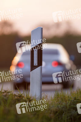 Symbolfoto Leitpfosten