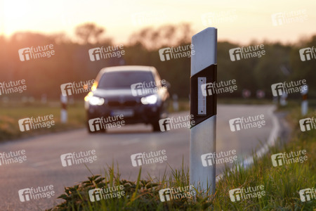 Symbolfoto Leitpfosten