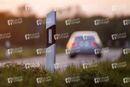 Symbolfoto Leitpfosten