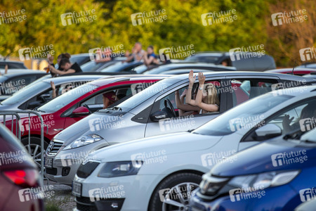 Autokonzert von Revolverheld in Erfurt