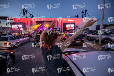 Autokonzert von Revolverheld in Erfurt