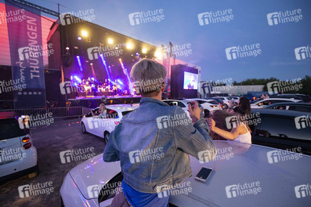 Autokonzert von Revolverheld in Erfurt