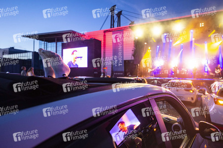 Autokonzert von Revolverheld in Erfurt