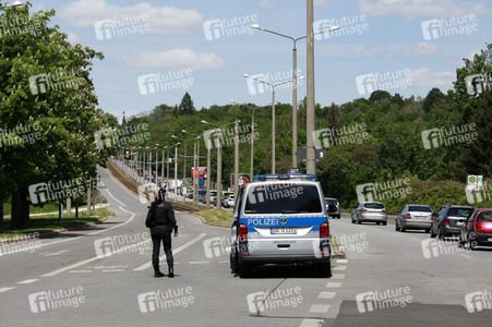 Megastau zu Himmelfahrt an der deutsch-polnischen Grenze in Görlitz