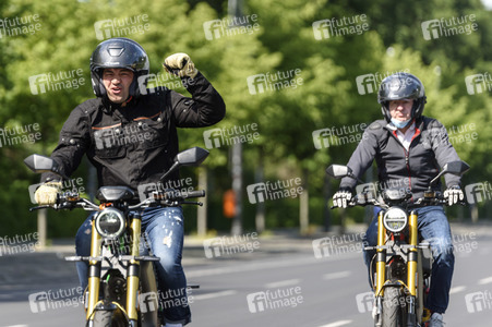 Vorstellung des Elektromotorrads eRockit in Berlin