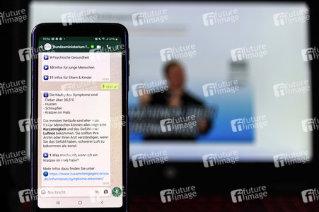 Symbolbild Offizieller WhatsApp-Infokanal des Bundesministeriums für Gesundheit