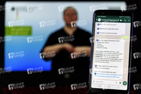 Symbolbild Offizieller WhatsApp-Infokanal des Bundesministeriums für Gesundheit