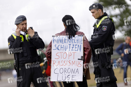 Corona-Demo in Köln