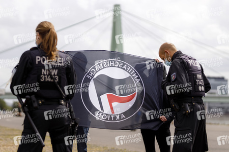 Corona-Demo in Köln