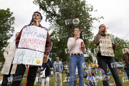 Corona-Demo in Köln