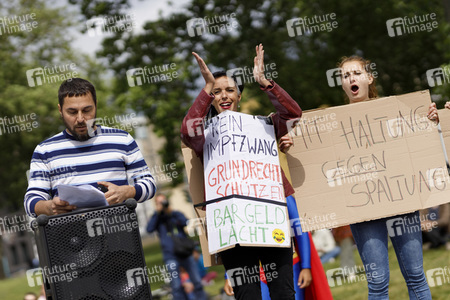 Corona-Demo in Köln
