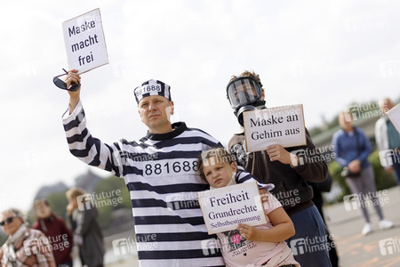 Corona-Demo in Köln