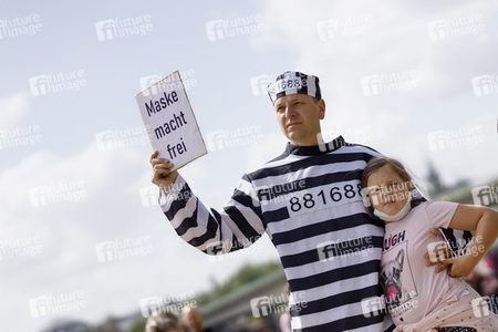 Corona-Demo in Köln
