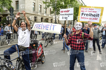 Corona-Demos in Berlin