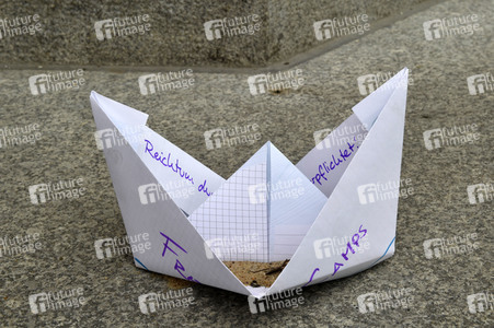 Protest gegen Flüchtlingspolitik in Berlin