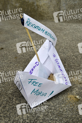 Protest gegen Flüchtlingspolitik in Berlin