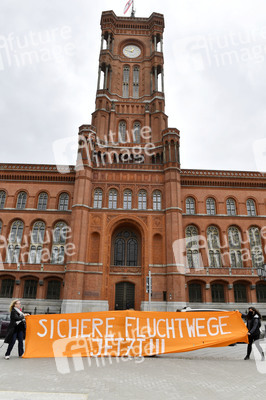 Protest gegen Flüchtlingspolitik in Berlin