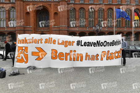 Protest gegen Flüchtlingspolitik in Berlin