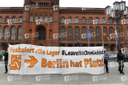 Protest gegen Flüchtlingspolitik in Berlin