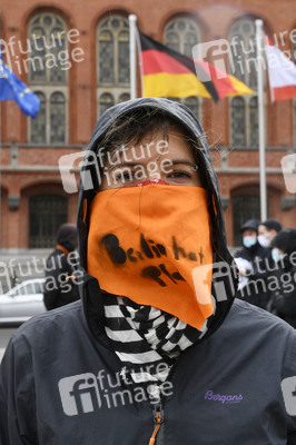 Protest gegen Flüchtlingspolitik in Berlin