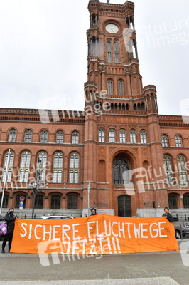 Protest gegen Flüchtlingspolitik in Berlin