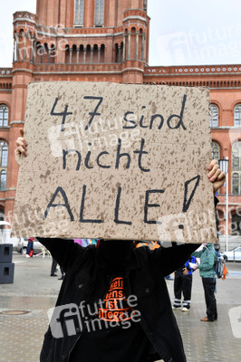 Protest gegen Flüchtlingspolitik in Berlin
