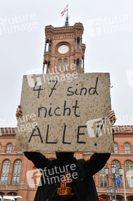 Protest gegen Flüchtlingspolitik in Berlin