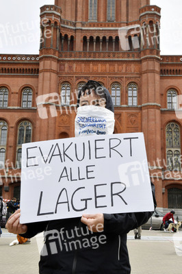 Protest gegen Flüchtlingspolitik in Berlin