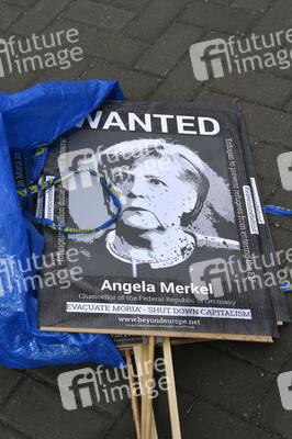 Protest gegen Flüchtlingspolitik in Berlin