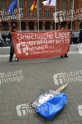 Protest gegen Flüchtlingspolitik in Berlin