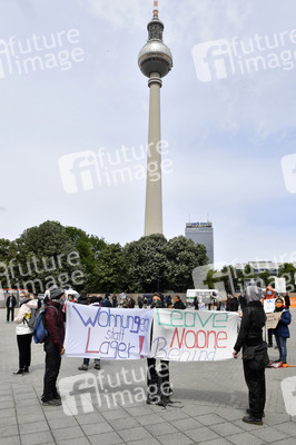 Protest gegen Flüchtlingspolitik in Berlin