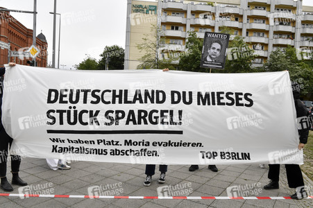 Protest gegen Flüchtlingspolitik in Berlin
