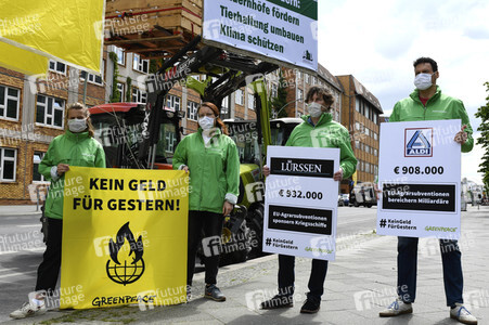 Demo europäische Agrarpolitik in Berlin