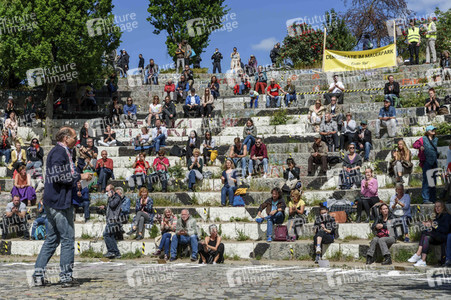 Corona-Demos in Berlin