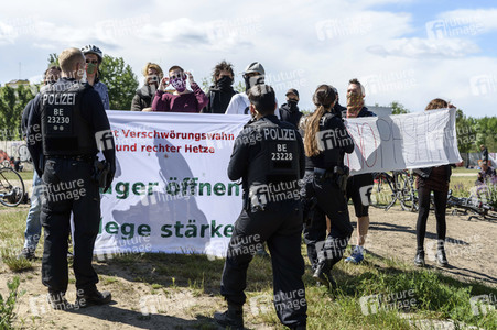 Corona-Demos in Berlin