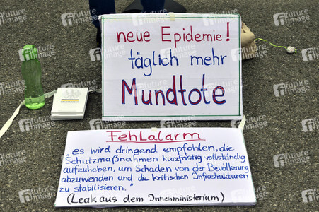 Demonstration gegen die Coronamaßnahmen in München