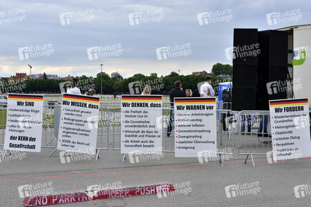 Demonstration gegen die Coronamaßnahmen in München