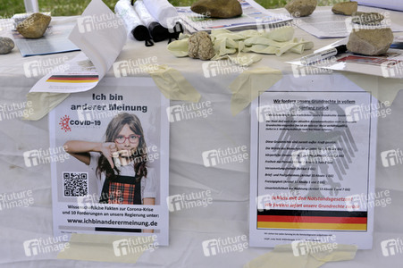 Demonstration gegen die Coronamaßnahmen in München