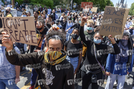 Gedenk-Demonstration zum Mord an George Floyd