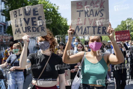 Gedenk-Demonstration zum Mord an George Floyd