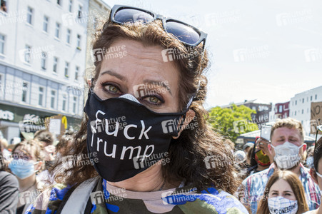 Gedenk-Demonstration zum Mord an George Floyd