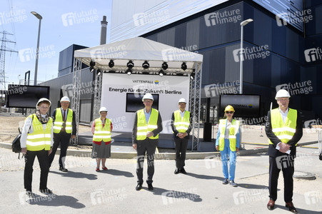 Inbetriebnahme des neuen gasgefeuerten Heizkraftwerks von Vattenfall in Berlin