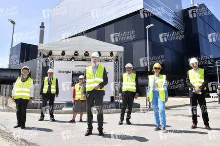 Inbetriebnahme des neuen gasgefeuerten Heizkraftwerks von Vattenfall in Berlin