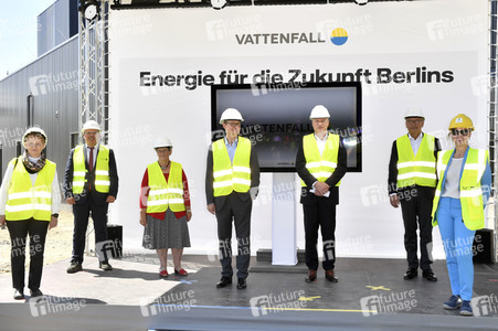 Inbetriebnahme des neuen gasgefeuerten Heizkraftwerks von Vattenfall in Berlin
