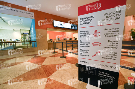 Wiedereröffnung der Museen in Madrid